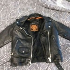 Genuine leather jacket womens small